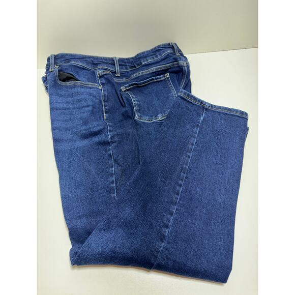 Time And True Women’s Denim Blue Jeans Sz 20 Regular Med Wash Comfort Stretch - Picture 1 of 7